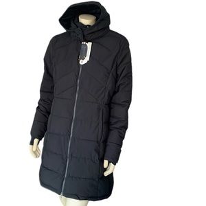 Lole Midnight Black Hooded Puffer Coat